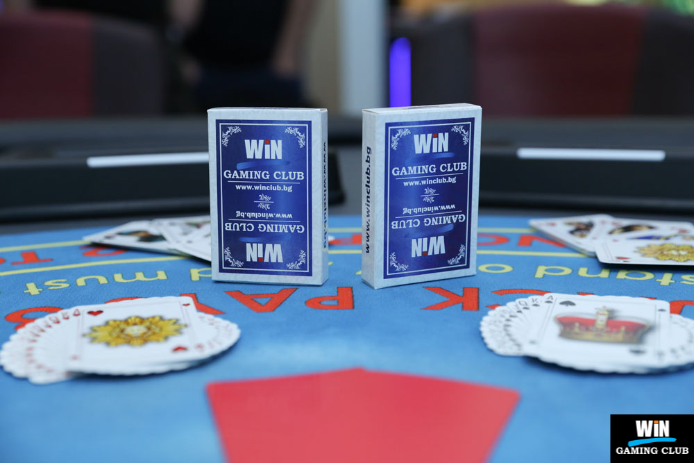 картите на казино WinClub Кърджали за Blackjack